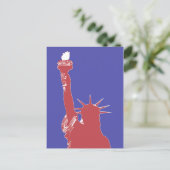 Freiheitsstatue Postcard Postkarte (Stehend Vorderseite)