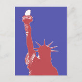 Freiheitsstatue Postcard Postkarte (Vorderseite)