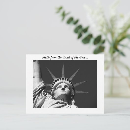 Freiheitsstatue Postcard Postkarte (Stehend Vorderseite)