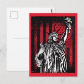 Freiheitsstatue Postcard Postkarte (Vorne/Hinten)