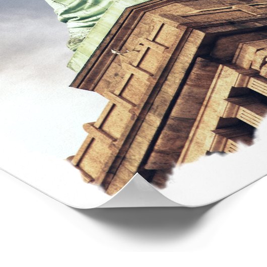 Freiheitsstatue Poster (Ecke)