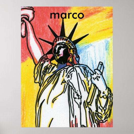 Freiheitsstatue Poster (Vorne)