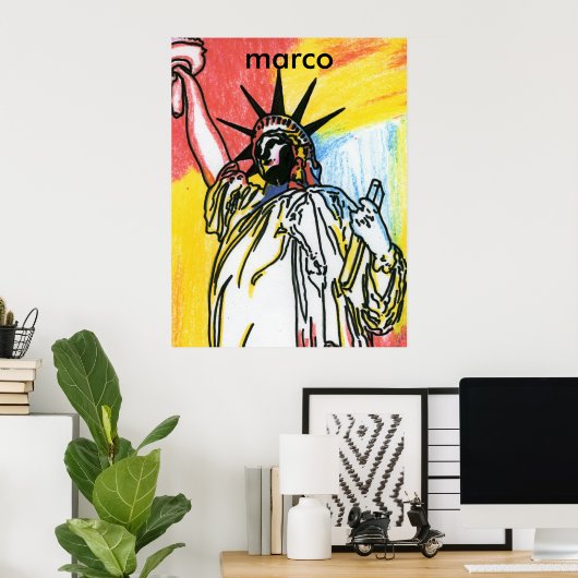 Freiheitsstatue Poster (Heimbüro)