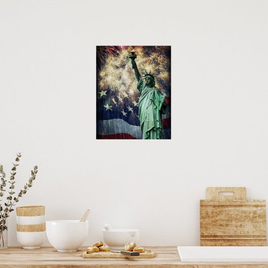 Freiheitsstatue Poster (Küche)