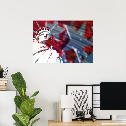 Freiheitsstatue Poster (Heimbüro)
