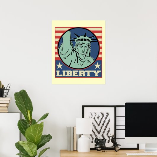 Freiheitsstatue Poster (Heimbüro)