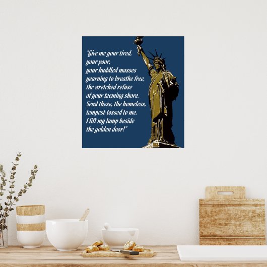 Freiheitsstatue Poster (Küche)