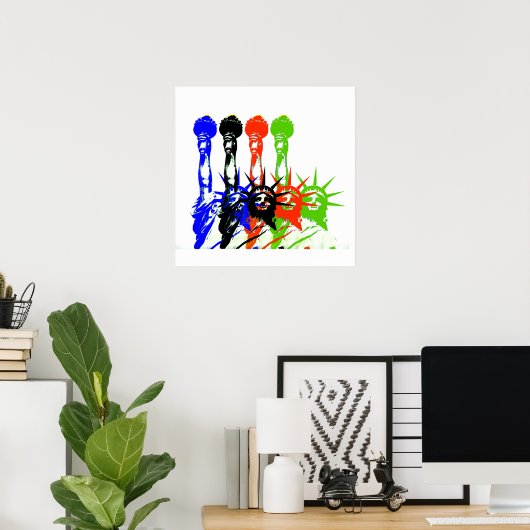 Freiheitsstatue Poster (Heimbüro)