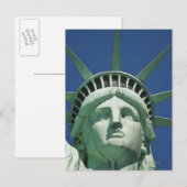Freiheitsstatue Postkarte (Vorne/Hinten)