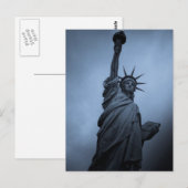 Freiheitsstatue Postkarte (Vorne/Hinten)