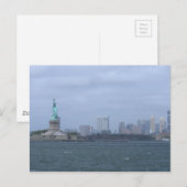 Freiheitsstatue Postkarte (Vorne/Hinten)