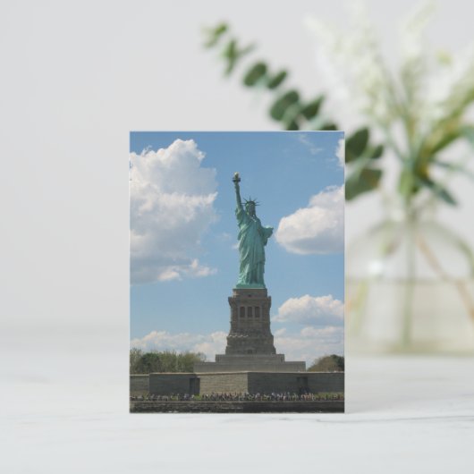 Freiheitsstatue Postkarte (Stehend Vorderseite)