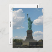 Freiheitsstatue Postkarte (Vorne/Hinten)