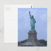 Freiheitsstatue Postkarte (Vorne/Hinten)