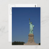 Freiheitsstatue Postkarte (Vorne/Hinten)