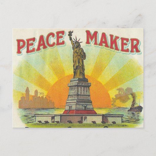 Freiheitsstatue Postkarte (Vorderseite)