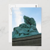 Freiheitsstatue Postkarte (Vorne/Hinten)