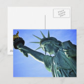 Freiheitsstatue Postkarte (Vorne/Hinten)