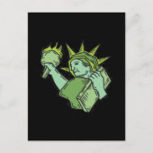 Freiheitsstatue Postkarte (Vorderseite)