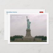 Freiheitsstatue Postkarte (Vorne/Hinten)