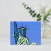 Freiheitsstatue Postkarte (Stehend Vorderseite)