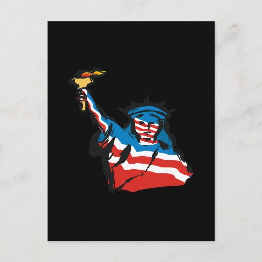 Freiheitsstatue Postkarte (Vorderseite)