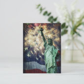 Freiheitsstatue Postkarte (Stehend Vorderseite)