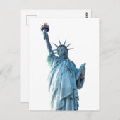 Freiheitsstatue Postkarte (Vorne/Hinten)