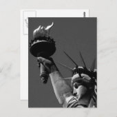 Freiheitsstatue Postkarte (Vorne/Hinten)