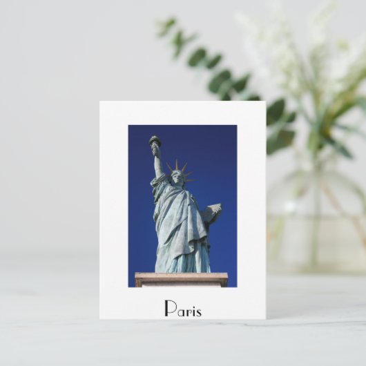 Freiheitsstatue Postkarte (Stehend Vorderseite)