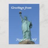 Freiheitsstatue Postkarte (Vorderseite)