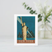 Freiheitsstatue Postkarte (Stehend Vorderseite)