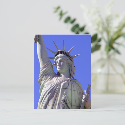 Freiheitsstatue Postkarte (Stehend Vorderseite)
