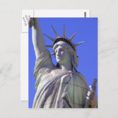 Freiheitsstatue Postkarte (Vorne/Hinten)