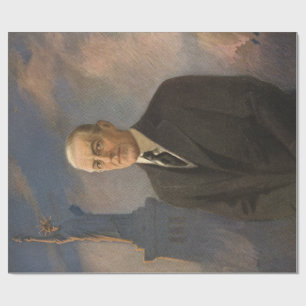 Freiheitsstatue & Präsident Woodrow Wilson Geschenkpapier