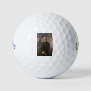 Freiheitsstatue & Präsident Woodrow Wilson Golfball