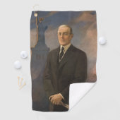 Freiheitsstatue & Präsident Woodrow Wilson Golfhandtuch (Insitu)
