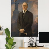 Freiheitsstatue & Präsident Woodrow Wilson Poster (Heimbüro)