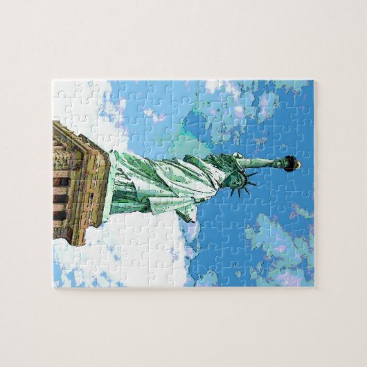 Freiheitsstatue Puzzle (Horizontal)