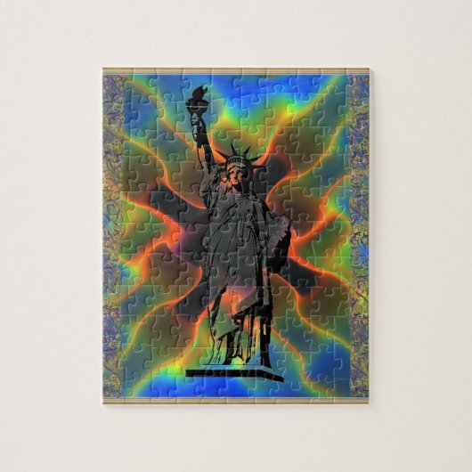 Freiheitsstatue Puzzle (Vertikal)