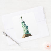 Freiheitsstatue Quadratischer Aufkleber (Umschlag)
