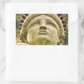 Freiheitsstatue Rechteckiger Aufkleber (Tasche)