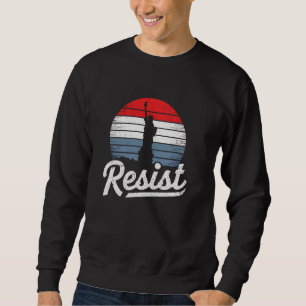 Freiheitsstatue Rette Demokratie und freie Rede Sweatshirt