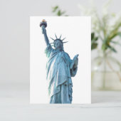 Freiheitsstatue RSVP Karte (Stehend Vorderseite)