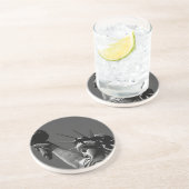 Freiheitsstatue Sandstein Untersetzer (Seite)