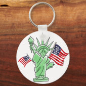 Freiheitsstatue Schlüsselanhänger (Vorderseite)