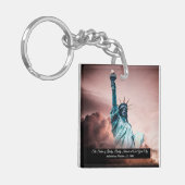 Freiheitsstatue Schlüsselanhänger (Vorderseite links)