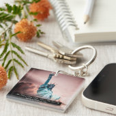 Freiheitsstatue Schlüsselanhänger (Vorderseite rechts)