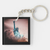 Freiheitsstatue Schlüsselanhänger (Rückseite)