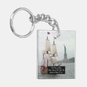 Freiheitsstatue Schlüsselanhänger (Vorderseite links)